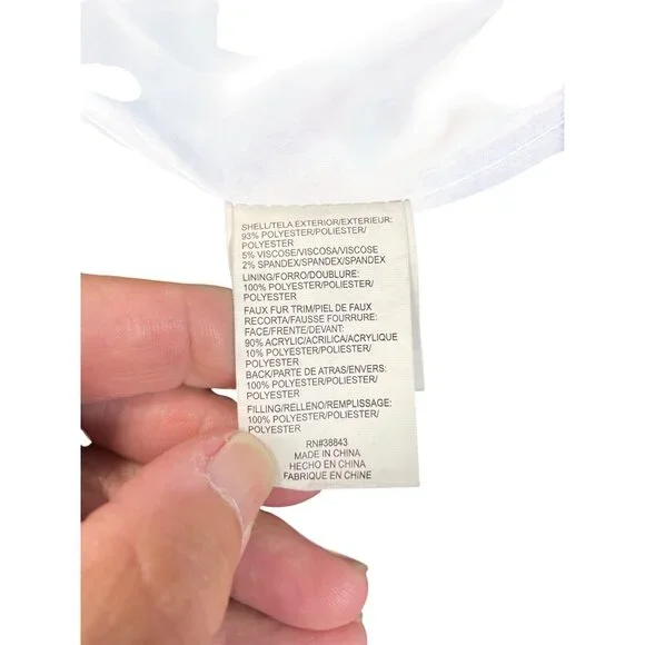 Rothschild Girls blue poly Blend Double Breasted Coat Size M SKU 9270 - Picture 10 of 16